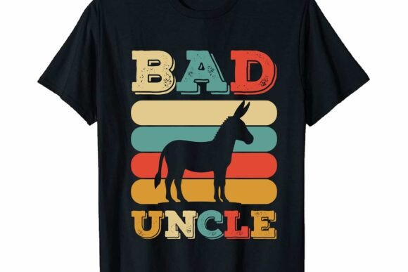 BADASS Uncle Funny Retro Vintage SVG PNG Graphics for T-Shirt Designs