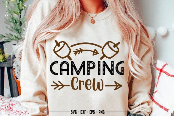 Camping Crew Svg for T-Shirt Designs and Graphics