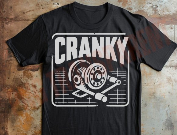 Cranky Fish Svg for T-Shirt Designs and Graphics