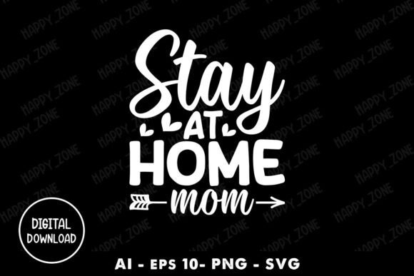 Fun Typography Mom T-Shirt Graphics for Crafting