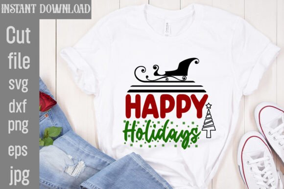 Happy Holidays SVG Cut File Review for Embroidery Projects
