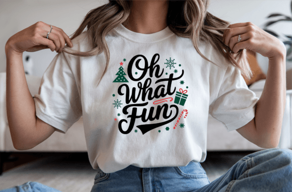 Oh What Fun Christmas T-Shirt Design for Blog and Web Use