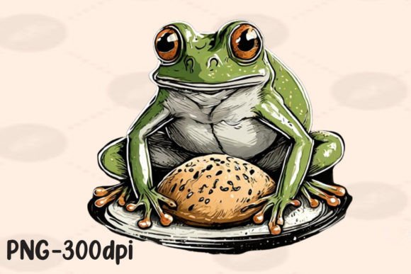 Waiting for My Sourdough to Rise Frog Graphics